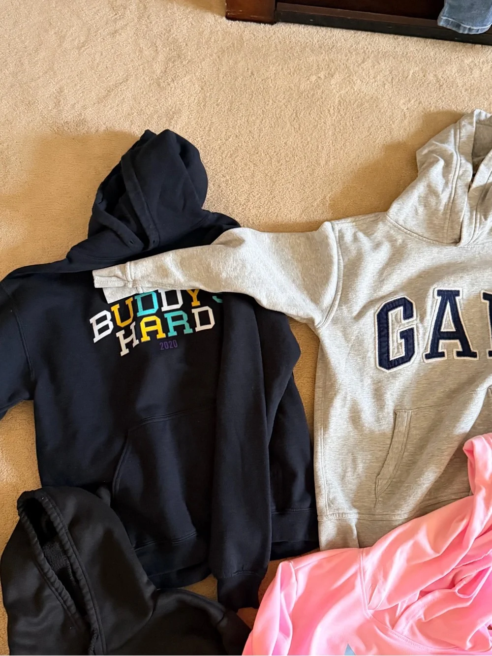 Bundle of girls hoodies sweatshirts size large